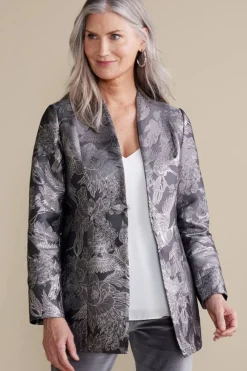 Soft Surroundings Lismore Jacquard Jacket- Jackets & Coats