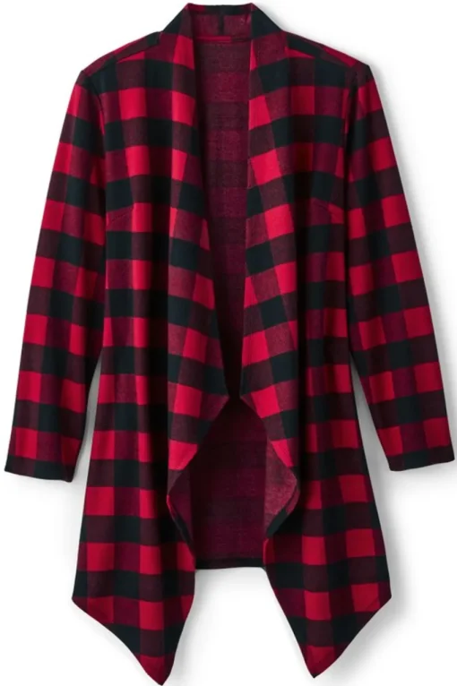 Soft Surroundings Mad About Plaid Topper- Toppers
