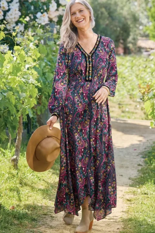 Soft Surroundings Meena Maxi Dress- Dresses