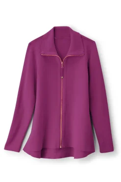 Soft Surroundings Meria Zip Cardi- Tops | Sweaters & Cardigans