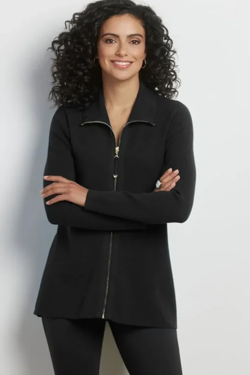 Soft Surroundings Meria Zip Cardi- Tops | Sweaters & Cardigans