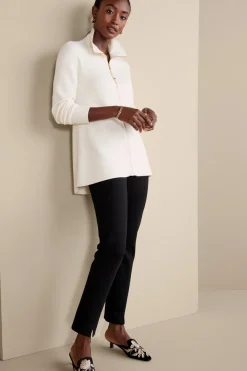 Soft Surroundings Meria Zip Cardi- Tops | Sweaters & Cardigans
