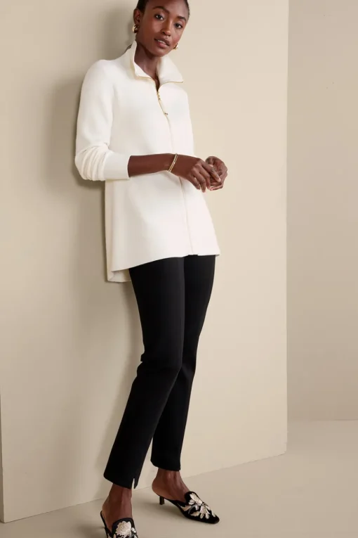 Soft Surroundings Meria Zip Cardi- Tops | Sweaters & Cardigans