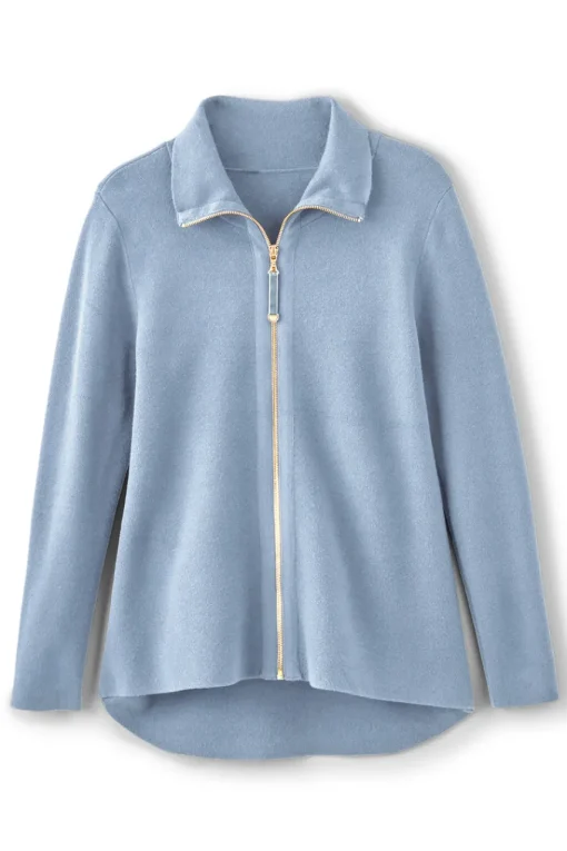 Soft Surroundings Meria Zip Cardi- Tops | Sweaters & Cardigans