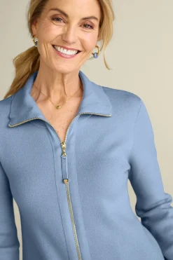 Soft Surroundings Meria Zip Cardi- Tops | Sweaters & Cardigans