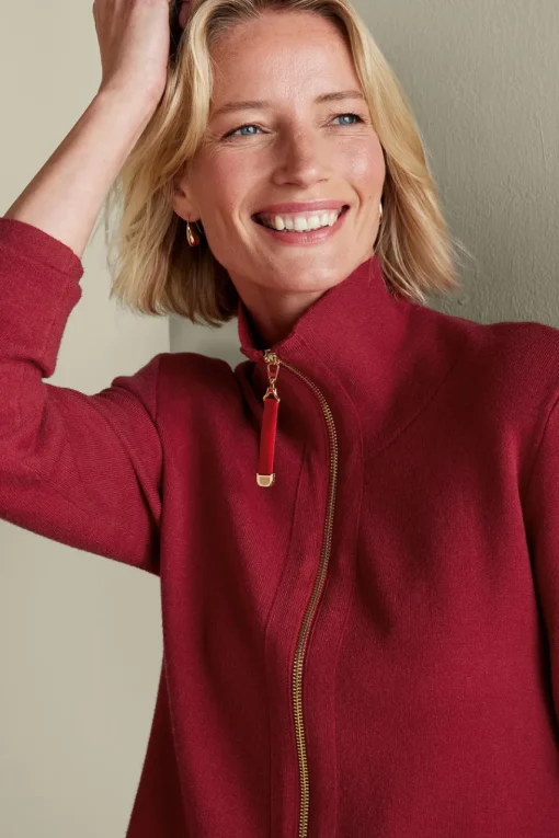 Soft Surroundings Meria Zip Cardi- Tops | Sweaters & Cardigans