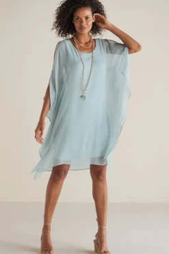 Soft Surroundings Morlaix Silk Dress- Dresses