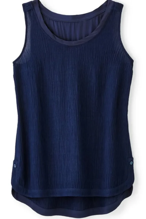 Soft Surroundings Oceo Gauze Tank- Tops