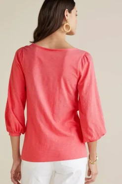 Soft Surroundings Parisian Poet Top- Tops