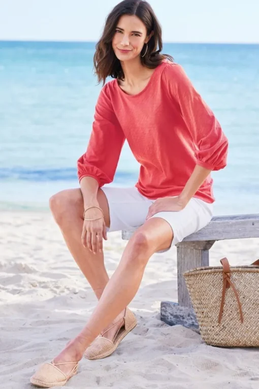 Soft Surroundings Parisian Poet Top- Tops
