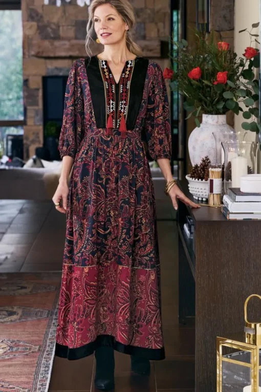 Soft Surroundings Quinn Maxi Dress- Dresses
