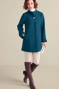 Soft Surroundings Rachel Swing Coat- Jackets & Coats