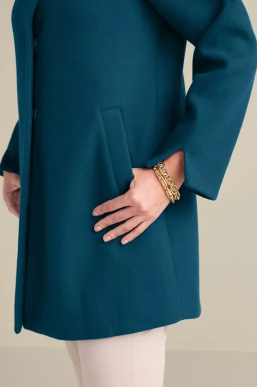 Soft Surroundings Rachel Swing Coat- Jackets & Coats