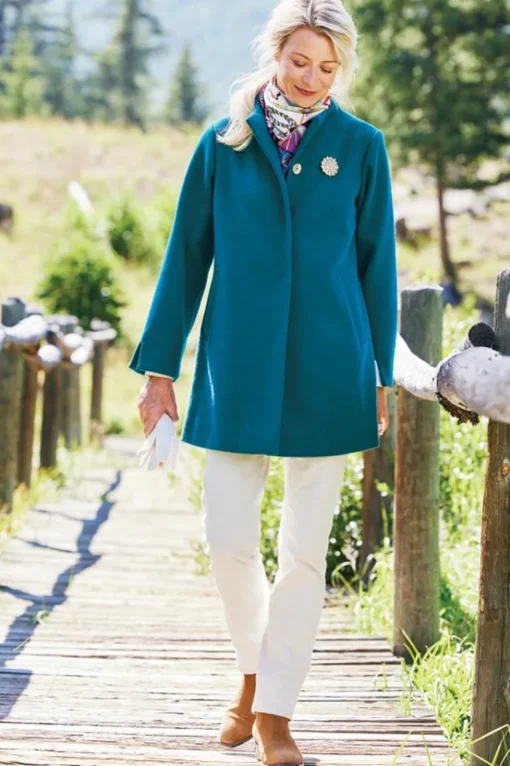 Soft Surroundings Rachel Swing Coat- Jackets & Coats