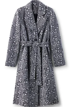Soft Surroundings Rami Jacquard Coat- Jackets & Coats