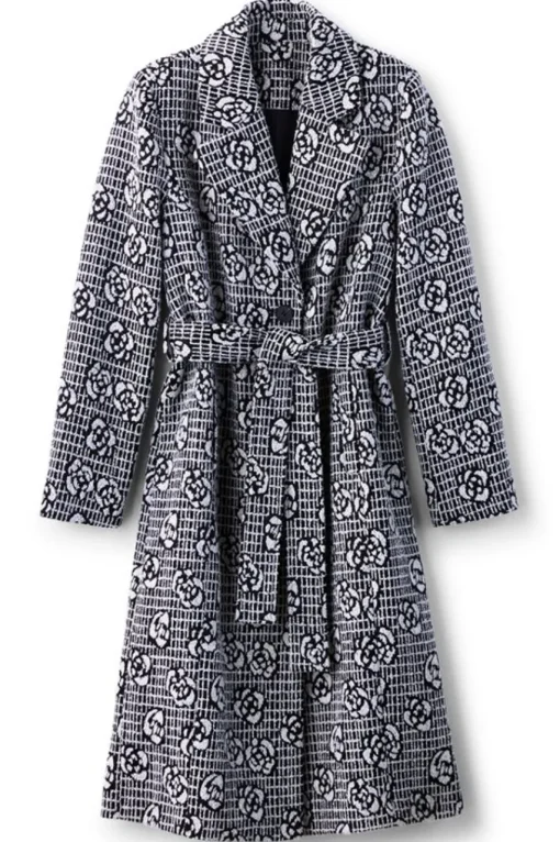 Soft Surroundings Rami Jacquard Coat- Jackets & Coats