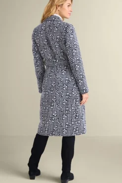 Soft Surroundings Rami Jacquard Coat- Jackets & Coats