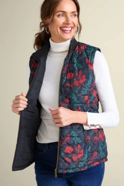 Soft Surroundings Sienna Reversible Puffer Vest- Jackets & Coats