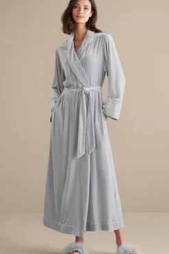 Soft Surroundings Silk Velvet Robe- Sleepwear & Lounge