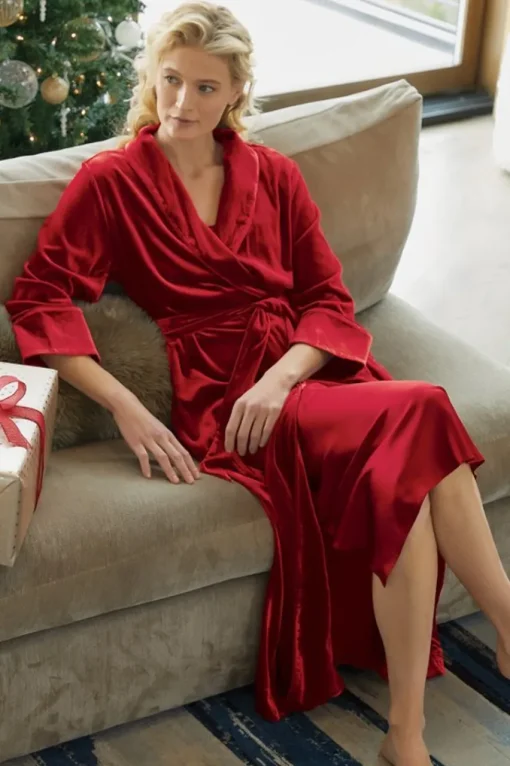 Soft Surroundings Silk Velvet Robe- Sleepwear & Lounge