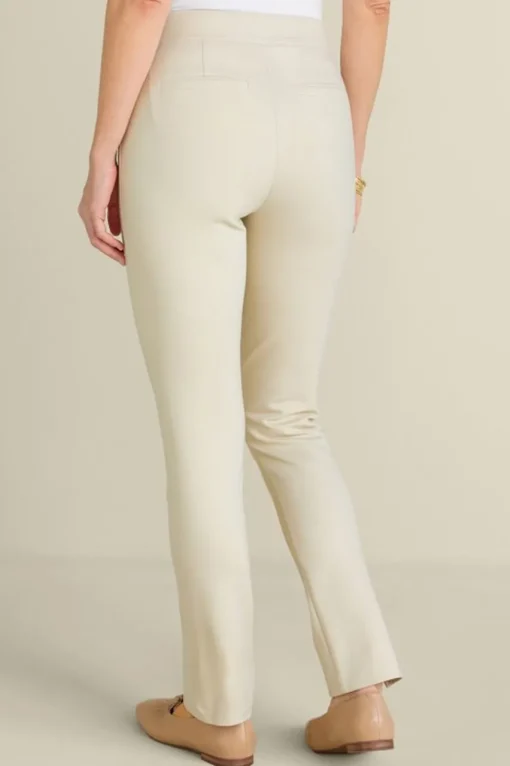 Soft Surroundings Soft Essential Ponte Slim Leg Pants- Pants