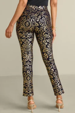 Soft Surroundings Soft Essential Ponte Slim Leg Pants- Pants