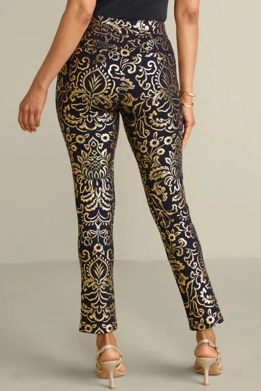 Soft Surroundings Soft Essential Ponte Slim Leg Pants- Pants