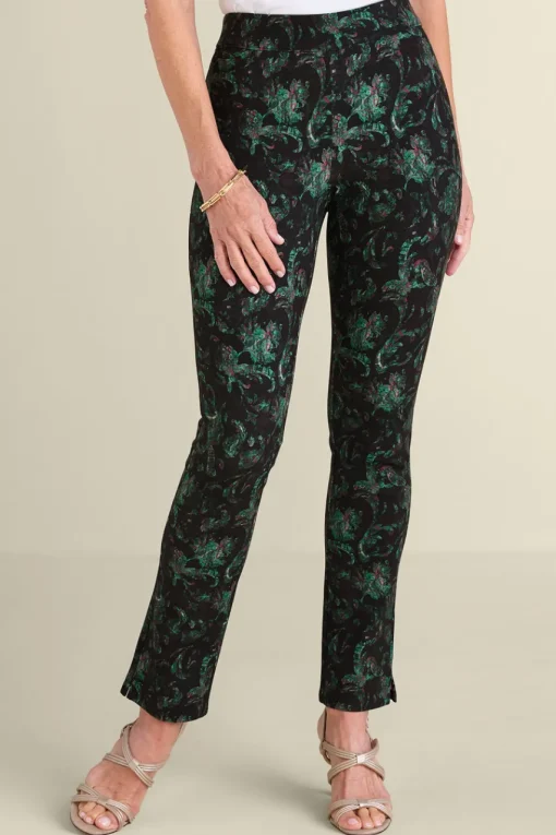 Soft Surroundings Soft Essential Ponte Slim Leg Pants- Pants