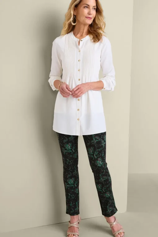 Soft Surroundings Soft Essential Ponte Slim Leg Pants- Pants
