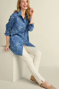 Soft Surroundings Soft Essential Ponte Slim Leg Pants- Pants