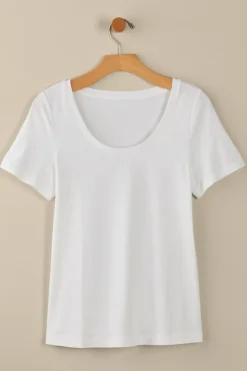 Soft Surroundings Soft Essential Supima Short Sleeve Tee- Tops