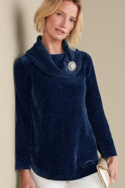 Soft Surroundings Soft Winds Chenille Tunic Sweater- Tops | Sweaters & Cardigans
