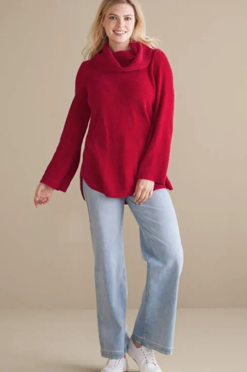 Soft Surroundings Soft Winds Chenille Tunic Sweater- Tops | Sweaters & Cardigans