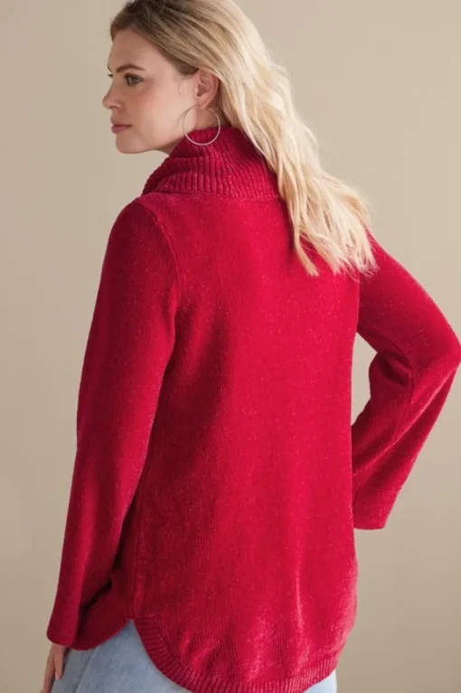 Soft Surroundings Soft Winds Chenille Tunic Sweater- Tops | Sweaters & Cardigans