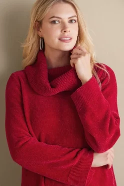 Soft Surroundings Soft Winds Chenille Tunic Sweater- Tops | Sweaters & Cardigans