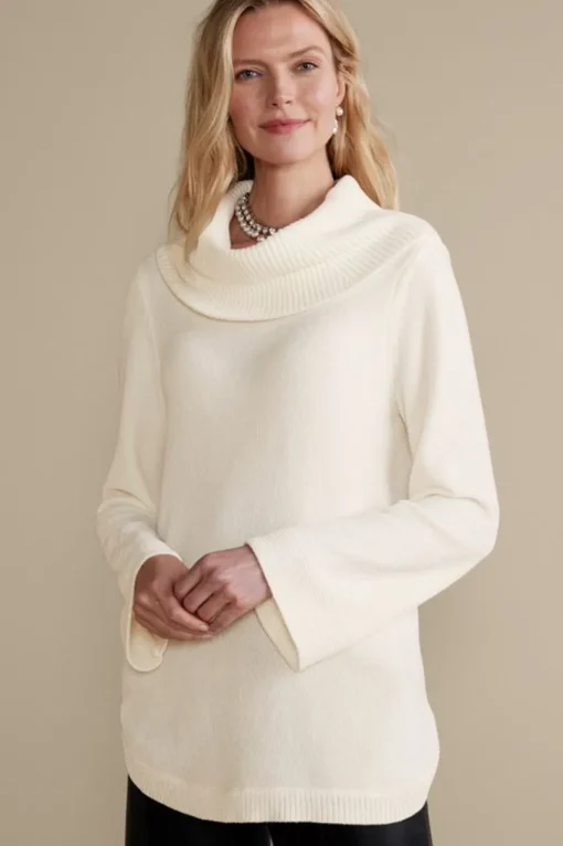 Soft Surroundings Soft Winds Chenille Tunic Sweater- Tops | Sweaters & Cardigans