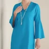 Soft Surroundings Soleil Linen Blend Dress- Dresses