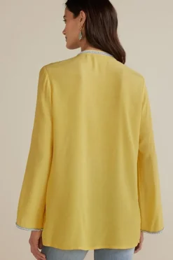 Soft Surroundings Soraya Embellished Tunic- Tops