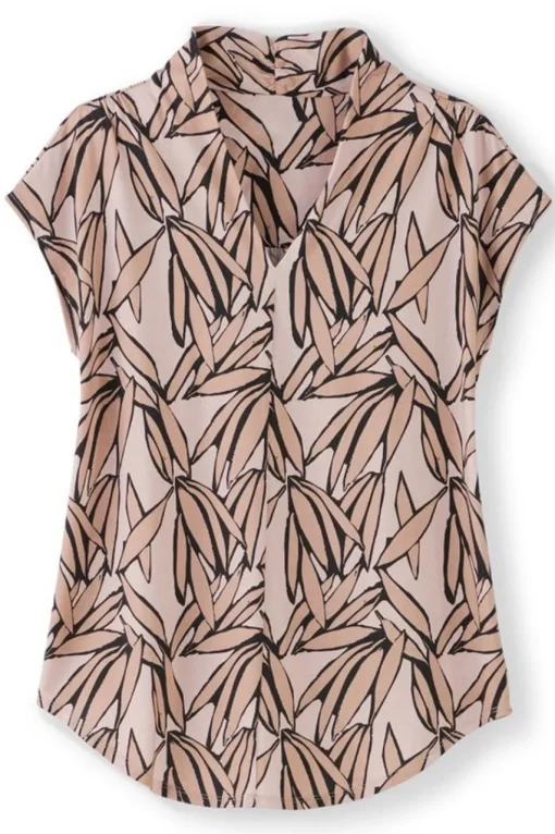 Soft Surroundings Twilight Luau Printed Tunic- Tops