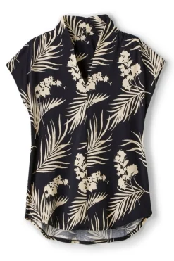 Soft Surroundings Twilight Luau Printed Tunic- Tops
