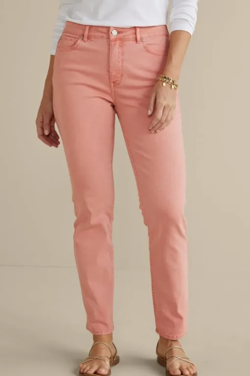 Soft Surroundings Ultimate Denim Straight Leg Jeans- Jeans