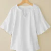 Soft Surroundings Vinka Gauze Pullover- Tops