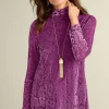 Soft Surroundings Walden Velvet Turtleneck- Tops