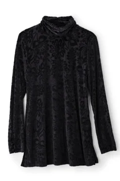 Soft Surroundings Walden Velvet Turtleneck- Tops