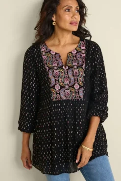 Soft Surroundings Wynn Shimmer Tunic- Tops