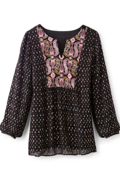 Soft Surroundings Wynn Shimmer Tunic- Tops