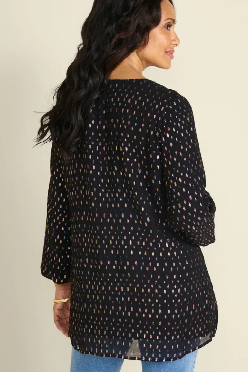 Soft Surroundings Wynn Shimmer Tunic- Tops