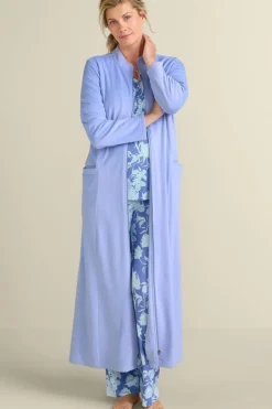Soft Surroundings Zinfandel Zip Up Robe- Sleepwear & Lounge