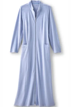 Soft Surroundings Zinfandel Zip Up Robe- Sleepwear & Lounge